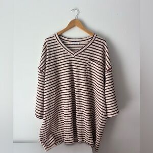 Nellie Mae Oversized Striped Top
